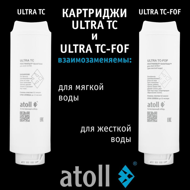 Ультрафильтрационный картридж atoll ULTRA UF (арт. ATECRT483)