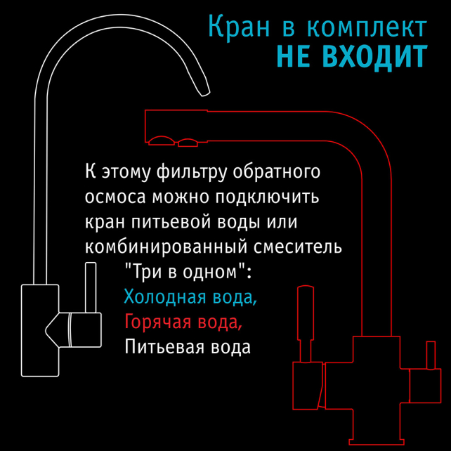 Система обратного осмоса atoll TRINITY 100M (без крана) (арт. ATEFDR138)