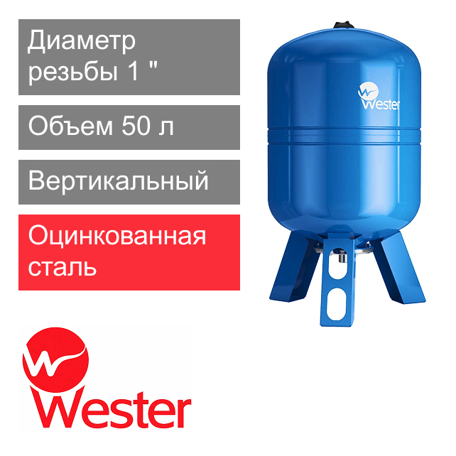 Расширительный бак Wester WAV 50