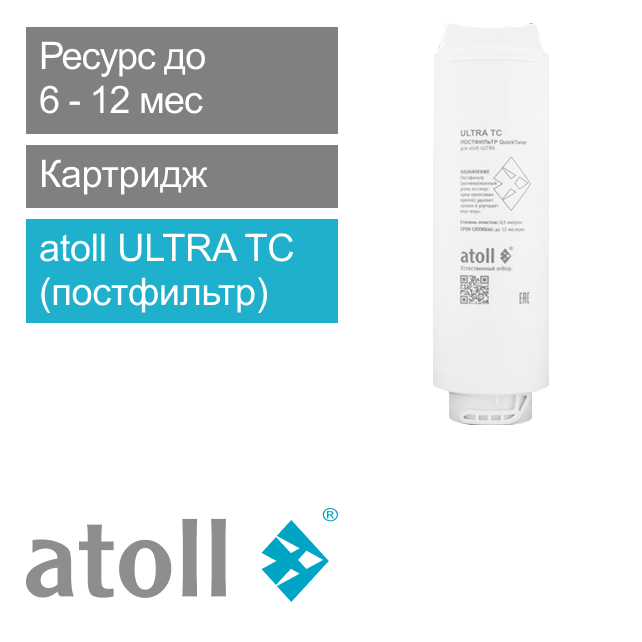 Картридж atoll ULTRA TC (постфильтр) (арт. ATECRT484)