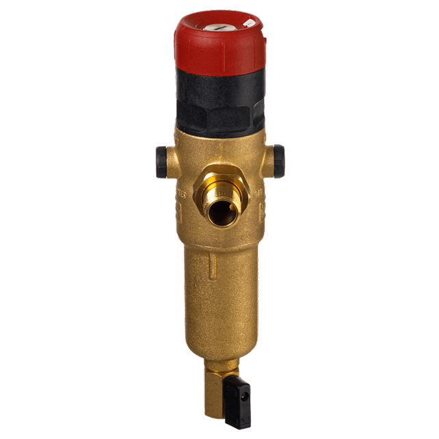 Сетчатый фильтр с редуктором давления Goetze FD07-1/2H и манометр Goetze MA10-50 (арт. GTZFIN013)