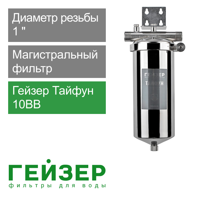 Гейзер Тайфун 10ВВ 1" (арт. 32066)
