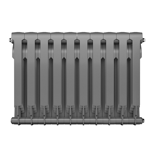 Радиатор биметаллический 500 BiLiner Silver Satin, 10 секции Royal Thermo