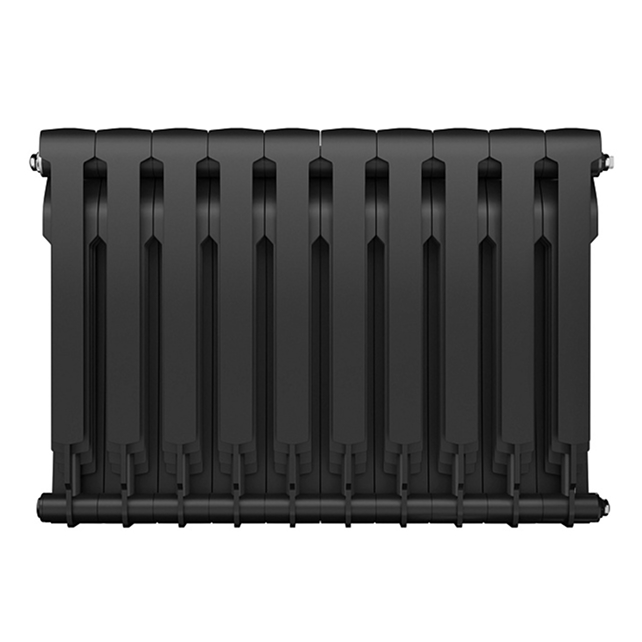 Радиатор биметаллический 500 BiLiner Noir Sable, 10 секции Royal Thermo