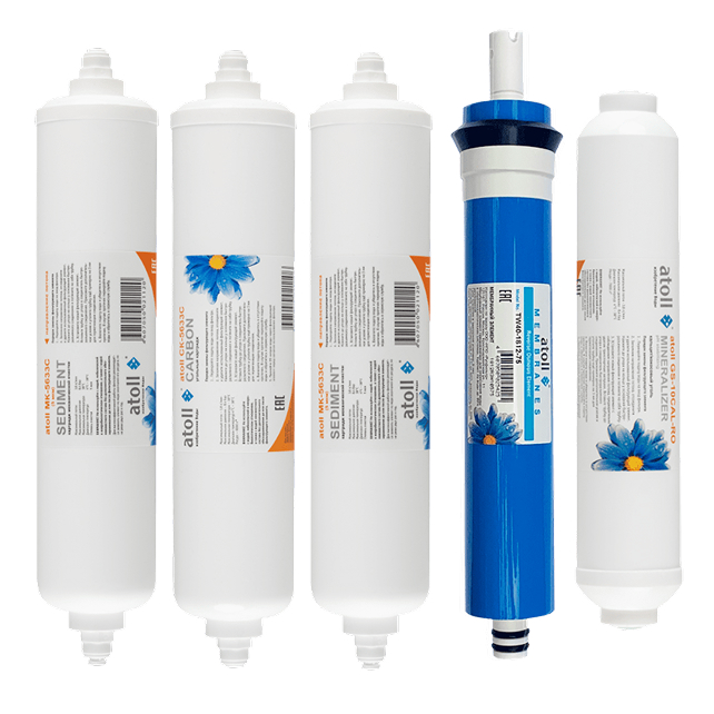 Набор фильтрующих элементов atoll №104m STDA (для A-575m SailBoat, A-575Em CMB-R3) (арт. ATECRT098)