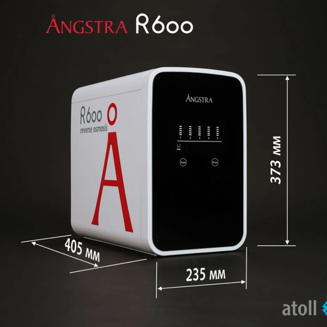 Прямоточная система обратного осмоса atoll Angstra R-600 (арт. ANGFDR015)
