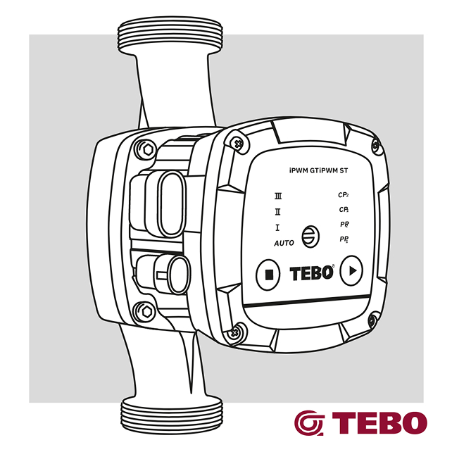 Циркуляционный насос TEBO-E 25-40 130 (арт. TEBO-E-25-40-130)