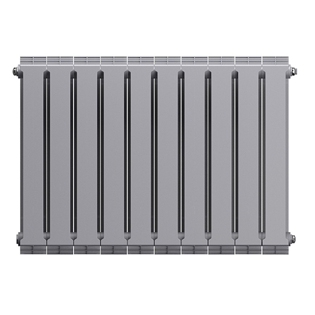 Радиатор биметаллический 500/100 PianoForte Silver Satin, 10 секции Royal Thermo