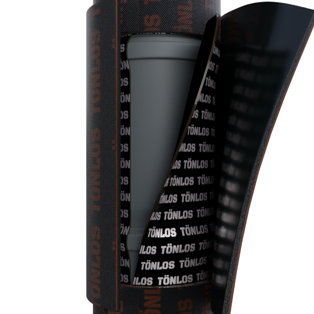 Комплект шумоизоляции для канализационных труб диаметром 110 мм TÖNLOS PIPE PREMIUM Black Edition (до 3.0 м)